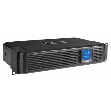 Tripp Lite SMART1500LCD 1500VA Rack Mount UPS Battery Backup, 900W, 8 Outlets, PWM Sine Wave, Short Depth 2U Rackmount UPS, AVR, LCD Screen