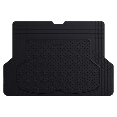 FH Group F16406 Premium Trimmable Rubber Cargo Mat (Black) - Universal Fit for Cars Trucks and SUVs