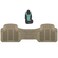 FH Group Trimmable Vinyl Floor Mats Automotive (Beige) Rear Set - Universal Fit for Cars Trucks and SUVs F11306