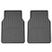 FH Group F11308 4 Piece Trimmable All Weather Vinyl Floor Mats with Gift, Gray Color- Universal Fit for Trucks, SUVs, and Vans