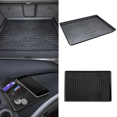 FH Group F16407 Black 40" Premium Multi-Use Cargo Tray w. FH3011 Silicone Anti-Slip Dash Mat
