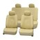 FH-PU007114 Deluxe Leatherette Car Seat Covers Airbag Ready and Split Bench Beige color