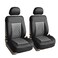 FH Group Car Front Seat Cushions Quality Diamond Pattern Water Resistant PU Leather Airbag Compatible Cushions for Cars, Trucks, Vans, &amp; SUVs