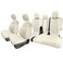 FH Group Custom Fit Neoprene Seat Covers for 2021-2024 Ford Bronco Full Size SUV with Neosupreme Water Resistant Automotive Seat Covers - Full Set Solid Beige