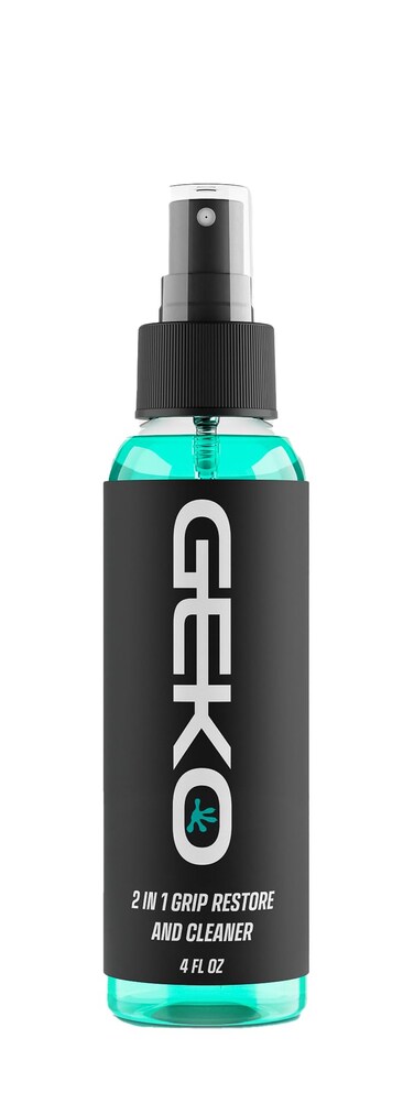 Geko 2 in 1 Grip Restore and Cleaner - #1 Sport Cleaner Formulated for Grip - Grip Spray for Golf, Football, Baseball, Basketball, Soccer, Tennis, Pickleball, Volleyball - Removes Dirt And Oil