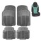 FH GROUP FH-R11305 Rubber Floor Mats Gray-Fit Most Car, Truck, SUV, or Van