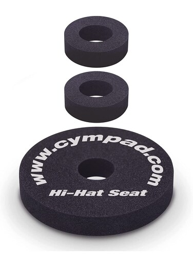 Cympad Optimizer Foam Cymbal Washer Set, Hi-Hat-Clutch &amp; Seat
