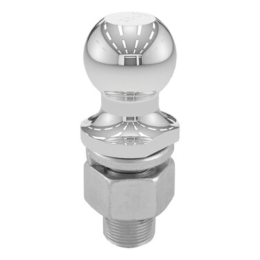 CURT 40090 Chrome Trailer Hitch Ball, 10,000 lbs, 2-Inch Diameter, 1-1/4 x 2-5/8-Inch Shank