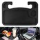 JUSTTOP Car Steering Wheel Desk for Laptop,Multipurpose Travel Car Accessories, Car Seat Stand Trays for Eating, Steering Wheel Under Table Console(Black)