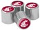NCAA Washington State Cougars Metal Tire Valve Stem Caps, 4-Pack