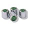 NCAA Colorado State Rams Metal Tire Valve Stem Caps, 4-Pack