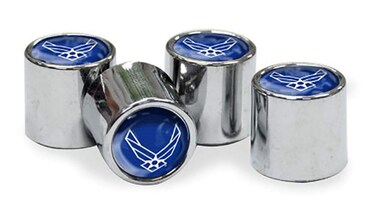 WinCraft Military Air Force United States Air Force Valve Stem CapsUnited States Air Force Valve Stem Caps, Multicolor, NA