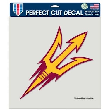 Arizona State Sun Devils Full Color Die Cut Decal - 8" X 8