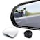 CUNCUI 2pcs Fan Shaped Blind Spot Mirror, 360 Degree Adjustabe HD Glass Blind Spot Mirrors, Frameless Convex Rear View Mirror, for any Car, Van, Suv and Trucks.