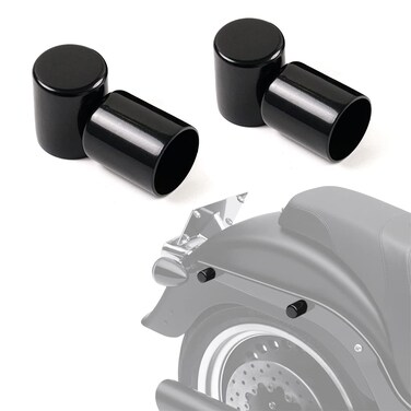 4 PCS Black Docking Hardware Cover Kit Magnet Cover Caps Kit for Harley Road King Street Glide 2009-2021