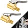 2 Pcs Brass Locking Tire Air Chuck, Tire Inflator Hose Adapter for Twist On Connection Convert to Lock On, No Air Leakage Air Compressor Pump Clip On Tire Chucks, Tire Nozzle with Tire Valve Thread