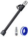 LUMITECO Air Chuck Set, 1/4" FNPT Extended Reach Dual Head Air Chuck w/Quick Plug, 2-Way Connect Tire Air Chuck for Tire Inflator Gauge/Air Compressor, Tire Chuck for Truck, Bicycle, Motorbike, Car