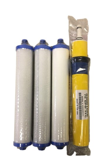 Hydrotech Compatible 33001056-75 GPD Membrane with Filters Set - Membrane Made in USA