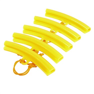 5pcs Wheel Rim Protector Set, Car Tire Changer Guard Rim Protector Tyre Wheel Changing Savers Tool(Yellow)