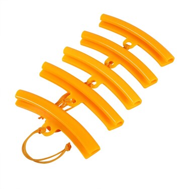 5pcs Wheel Rim Protector Set, Car Tire Changer Guard Rim Protector Tyre Wheel Changing Savers Tool(Orange)