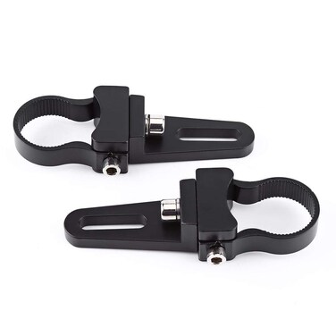1.25" Tube Bar Clamp, Headlight Handlebar Bracket, LED Light Bar Clamps, 1.25 Inch Aluminum Tube Bull/Roll Bar Mount Bracket Clamps Holder LED Car Truck Off Road Work Light