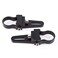 1.25" Tube Bar Clamp, Headlight Handlebar Bracket, LED Light Bar Clamps, 1.25 Inch Aluminum Tube Bull/Roll Bar Mount Bracket Clamps Holder LED Car Truck Off Road Work Light