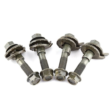 Camber Bolts, 4pcs 14mm Vehicles Steel Four Wheel Alignment Adjustable Camber Kit Cam Bolt