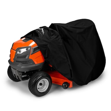 Himal Outdoors Lawn Mower Cover -Tractor Cover Fits Decks up to 54" Heavy Duty Protector 420D Polyester Oxford, Solar Radiation Protection Universal Fit with Drawstring