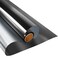 KESPEN Window Privacy Film One Way Daytime Privacy Static Cling Sun Blocking Anti UV Reflective Window Tint for Home and Office, Black-Silver, 17.5 Inch X 6.5 Feet