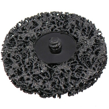 Shark 6305 3-Inch Strip-Brite Pad with Twist-to-Lock Backing, Black, Pack-5