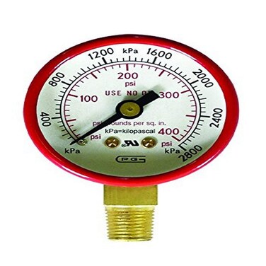 Shark 12441 1.5-Inch Acetylene Only-Gauge, 0.125-Inch NPT, 0-4000 Pounds