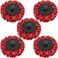 Shark 16202 2-Inch Strip-Brite Pad with Twist-to-Lock Backing, Red, 5-Pack