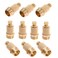 Mtsooning 10PCS 1/2Inch Pneumatic Muffler Filter, Brass Flow Control Silencer, Sintered Bronze Exhaust Silencer Fitting NPT BSL-03