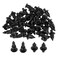 Mtsooning 50PCS 6mm M6 Fender Clip Retainer Bumper Nylon Push Rivet Pins Screws Replacement for Honda Kawasaki Suzuki GSX-R Yamaha YZF R1 R6 Toyota Lexus Splash Shield Fender Liner Bumper