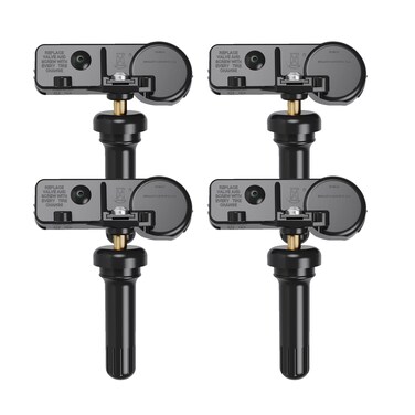 Jsueng TPMS Sensor, 4PCS Tire Pressure Monitor Sensors Compatible with Buick Cadillac Chevy GMC Pontiac Saturn,GM Mercury OE#13586335 13598771 13598772 13581558