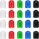 Outus 20 Pack Tyre Valve Dust Caps for Car, Motorbike, Trucks, Bike, Bicycle (Multi Color)