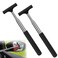 2 Pcs Car Mirror Wiper, 38.6in Handle Car Side Mirror Squeegee, Car Mirror Squeegee, Side Mirror Squeegee, Mini Squeegee for Rainy Foggy Weather