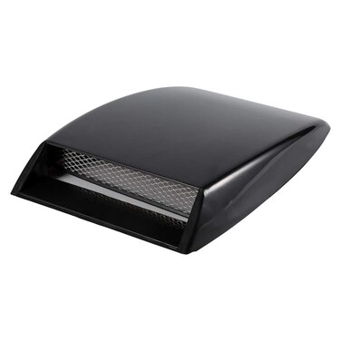 Hood Scoops for Cars,Universal Car Decorative Air Intake Scoop Bonnet Vent Sticker Cover ABS Car Hood Vent Scoop Exterior Accessories(Black)