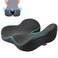 Soft Support Memory Foam Seat Cushion - Wide Cushion for Wide Hip Office Workers, Car Drivers - Sciatica,Tailbone Pain Relief Cushion,Office Chair Cushion &amp; Car Seat Cushion (Gray)
