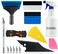 YXGOOD 9 Pcs Vehicle Car Window Tint Application Tools Kit Glass Protective Film Installing Tool Car Window Film Squeegee Auto Vinyl Wrap Installation Kit Squeegee for Vinyl (9)