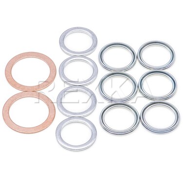 Rexka 12pcs Transfer &amp; Differential Service Gasket Kit Compatible with Toyota Lexus 4Runner Land Cruiser Tundra Tacoma FJ Cruiser Highlander RAV4 Sequoia Sienna 1215710010 9043024003 90430A0003