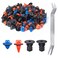 120Pcs Fender Flare Clips, Xislet Retainer Fastener Rivets for Bumper Fender Liner 90189-06065 Compatible with Toyota 4Runner Tacoma RAV4 Replace 75495-35010 75397-35010 90189-06013