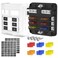 DaierTek 12V Fuse Block 6 Way with LED Indicator Light 12 Volt Fuse Box ATO/ATC Marine Fuse Panel Waterproof 24V for Automotive Boat Car Truck