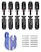 BougeRV 12 PCS Solar Connectors with Spanners Solar Panel Cable Connectors 6 Pairs Male/Female(10AWG)