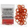 50 Pack - #11105 O-Ring Replacement for Harley Davidson Oil Drain Plug Oring (Orange Color)