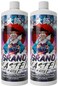 GRAND MASTER SMOKE 64oz / 2 Pack Soak &amp; Wash Bundle Glass Pipe Cleaner - Cleanse, Deodorize, Restore - No Shaking/No Scrubbing