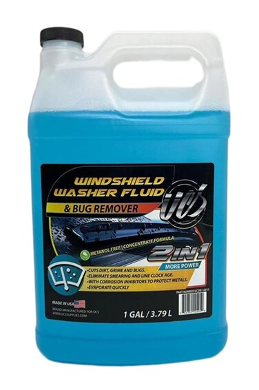 UCS 10015 2-In-1 Windshield Washer Fluid &amp; Bug Remover 1 Gallon Pack of 1
