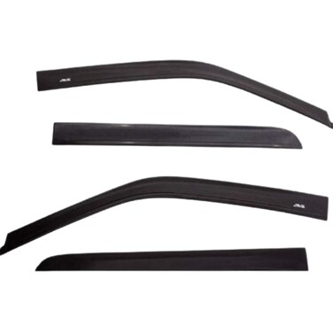 Auto Ventshade [AVS] In-Channel Rain Guards for 2016 - 2023 Toyota Tacoma Double Cab, 4 pcs.   Window Vent Visors - Smoke   194768