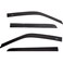 Auto Ventshade [AVS] In-Channel Rain Guards for 2016 - 2023 Toyota Tacoma Double Cab, 4 pcs.   Window Vent Visors - Smoke   194768