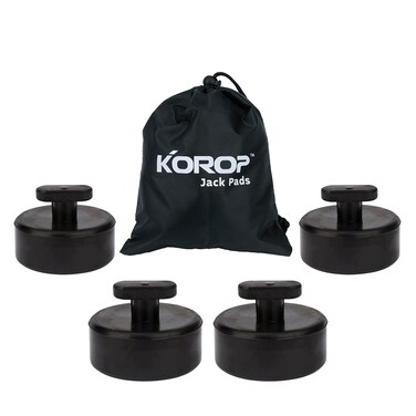 KOROP AUTO PARTS Lifting Jack Pad (4pcs) Compatible with Chevy Corvette C5 C6 C7, Rubber Lift Point Adapter Jack Pucks with Storage Bag